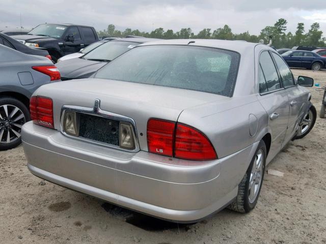 1LNHM86S62Y707540 - 2002 LINCOLN LS 银色 照片 4