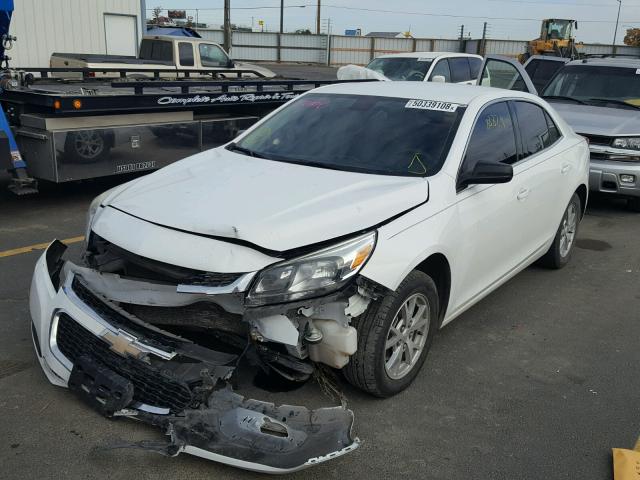 1G11A5SL1EF229645 - 2014 CHEVROLET MALIBU LS WHITE photo 2
