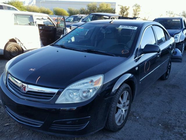 1G8ZS57N67F141964 - 2007 SATURN AURA XE BLACK photo 2