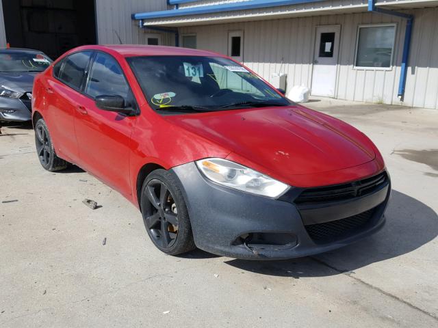 1C3CDFBB9ED906722 - 2014 DODGE DART SXT RED photo 1