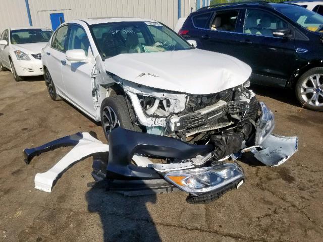 1HGCR3F8XHA029577 - 2017 HONDA ACCORD EXL WHITE photo 1