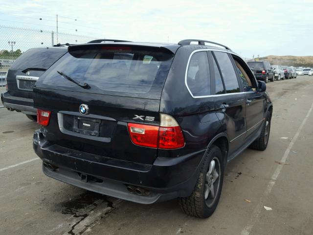 WBAFB33521LH06495 - 2001 BMW X5 4.4I BLACK photo 4