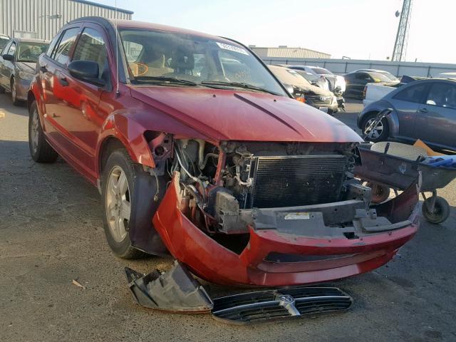 1B3HB48B38D685563 - 2008 DODGE CALIBER SX BURGUNDY photo 1