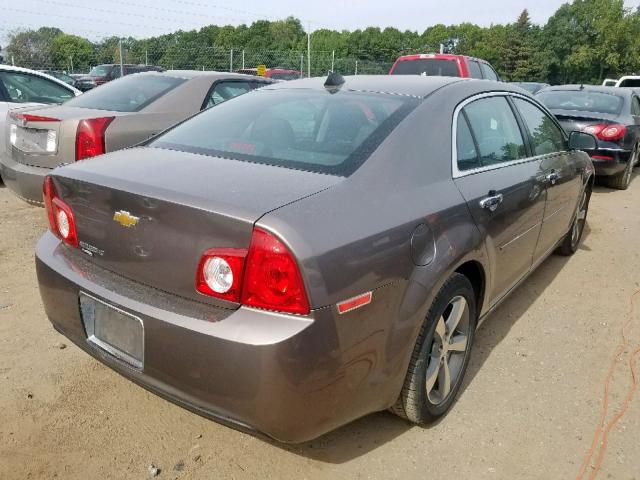 1G1ZC5E06CF205143 - 2012 CHEVROLET MALIBU 1LT 灰色 照片 4
