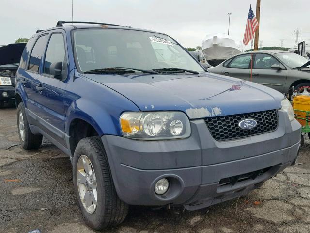 1FMYU03Z27KA19466 - 2007 FORD ESCAPE XLT BLUE photo 1