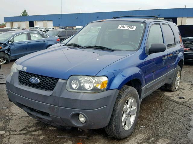 1FMYU03Z27KA19466 - 2007 FORD ESCAPE XLT BLUE photo 2