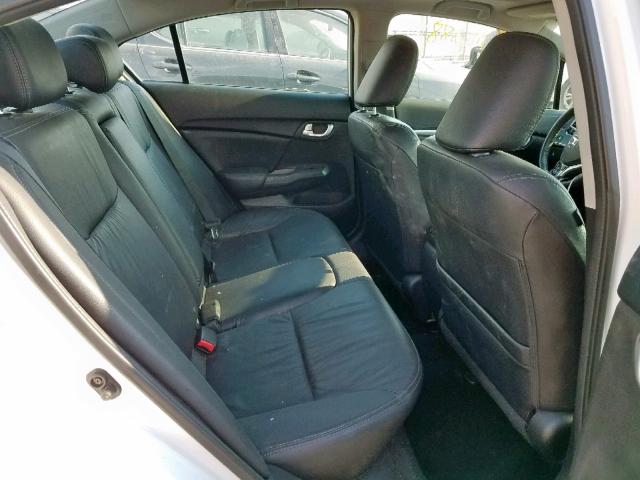 19XFB2F94EE050453 - 2014 HONDA CIVIC EXL 白色 照片 6