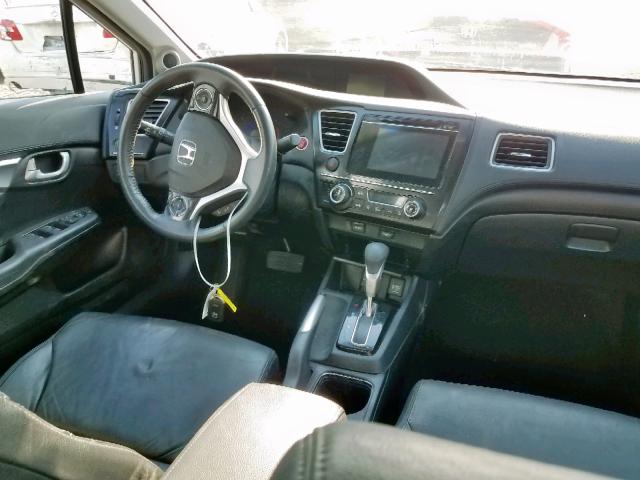 19XFB2F94EE050453 - 2014 HONDA CIVIC EXL 白色 照片 9