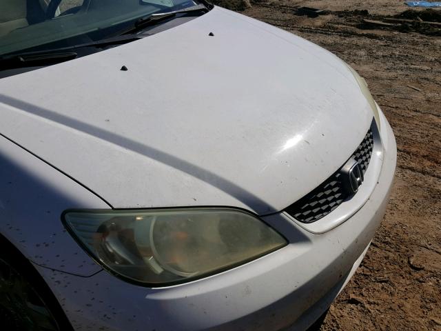 1HGEM22184L039789 - 2004 HONDA CIVIC DX V WHITE photo 7