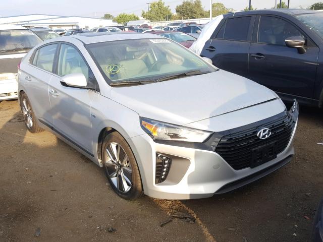 KMHC85LC8HU023602 - 2017 HYUNDAI IONIQ LIMI SILVER photo 1