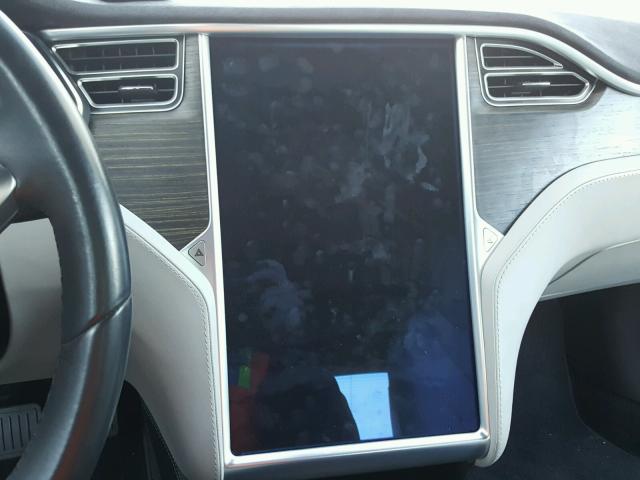 5YJSA1E19FF116689 - 2015 TESLA MODEL S GRAY photo 8