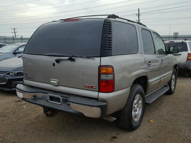 1GKEK13Z83J195199 - 2003 GMC YUKON BEIGE photo 4