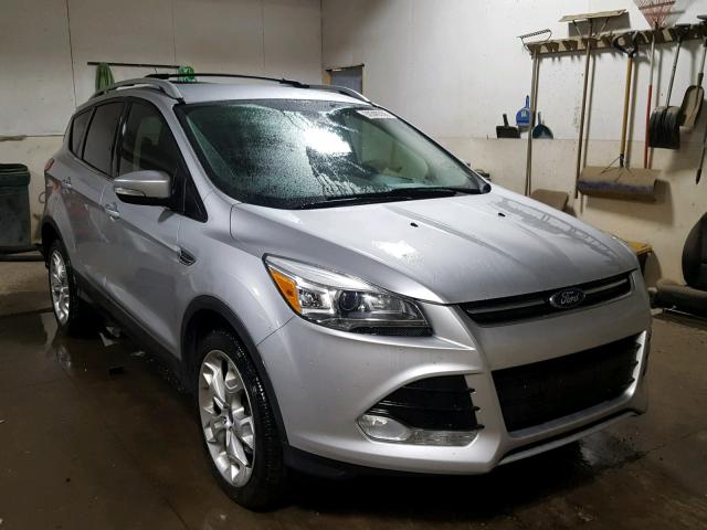 1FMCU0J9XDUA58559 - 2013 FORD ESCAPE TIT SILVER photo 1