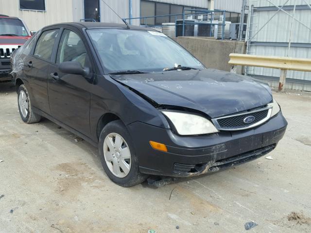 1FAFP34N36W247280 - 2006 FORD FOCUS ZX4 BLACK photo 1