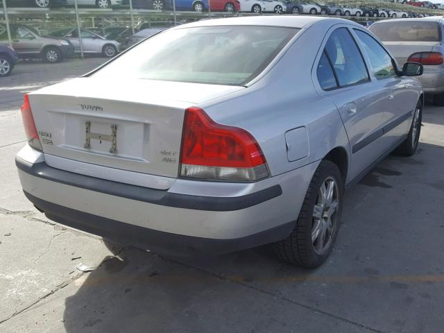 YV1RH59H942414789 - 2004 VOLVO S60 2.5T SILVER photo 4