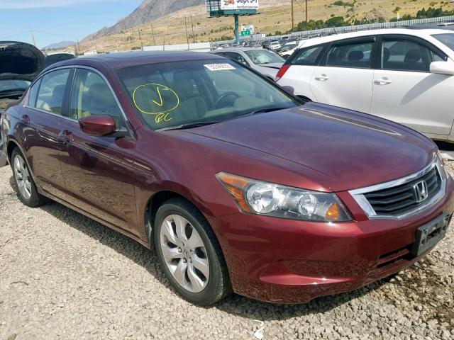 1HGCP2F82AA144681 - 2010 HONDA ACCORD EXL BURGUNDY photo 1