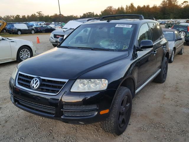 WVGBC77LX4D071340 - 2004 VOLKSWAGEN TOUAREG 3. BLACK photo 2