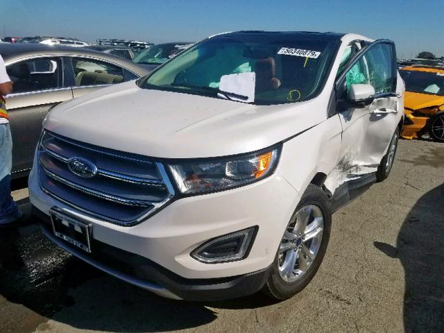 2FMPK3K81HBC45554 - 2017 FORD EDGE TITAN WHITE photo 2