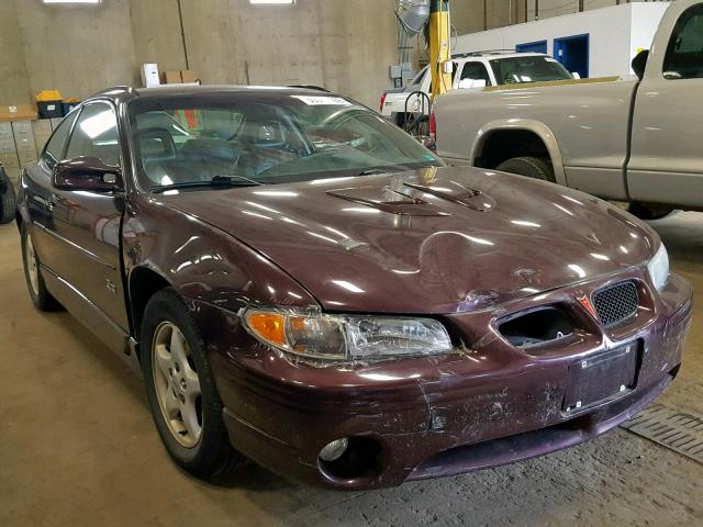1G2WR12172F218842 - 2002 PONTIAC GRAND PRIX MAROON photo 1