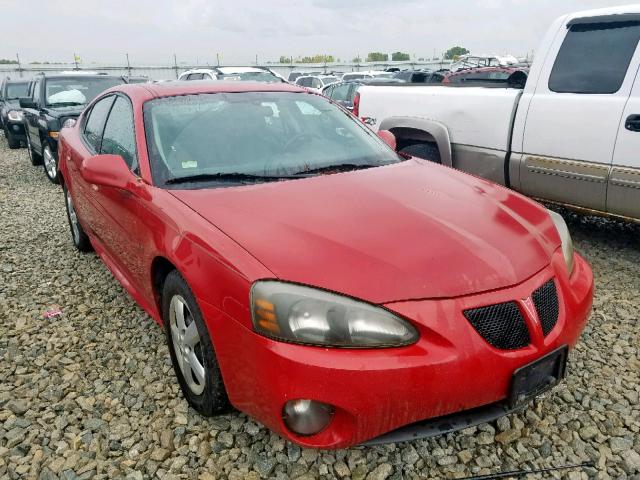 2G2WP552281143095 - 2008 PONTIAC GRAND PRIX RED photo 1