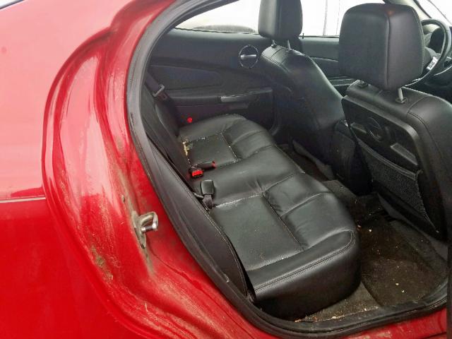 2G2WP552281143095 - 2008 PONTIAC GRAND PRIX RED photo 6