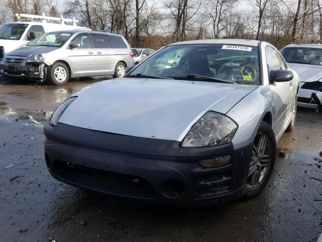 4A3AC84H73L031308 - 2003 MITSUBISHI ECLIPSE GT SILVER photo 2