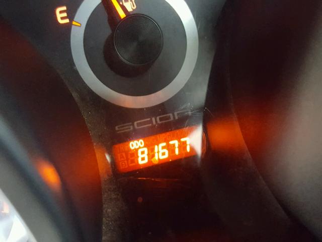 JTKJF5C70C3039238 - 2012 TOYOTA SCION TC 黑色 照片 8