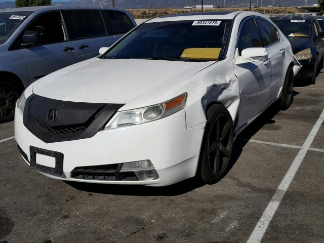 19UUA96579A005453 - 2009 ACURA TL WHITE photo 2