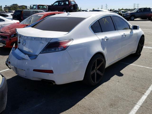 19UUA96579A005453 - 2009 ACURA TL WHITE photo 4