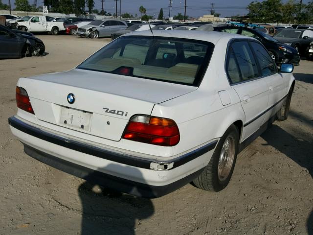 WBAGF6320SDH05423 - 1995 BMW 740 I AUTO WHITE photo 4