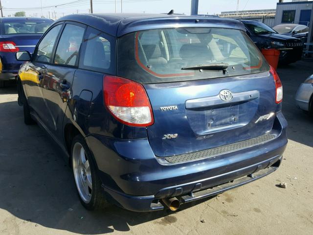 2T1KY38E63C010125 - 2003 TOYOTA MATRIX XRS BLUE photo 3