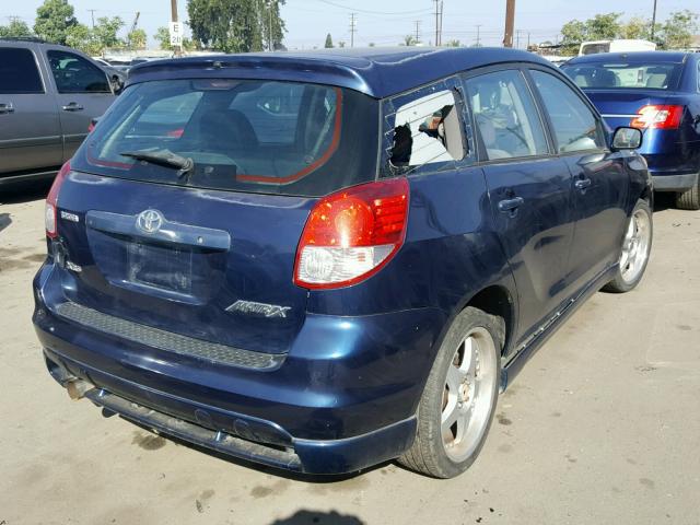 2T1KY38E63C010125 - 2003 TOYOTA MATRIX XRS BLUE photo 4