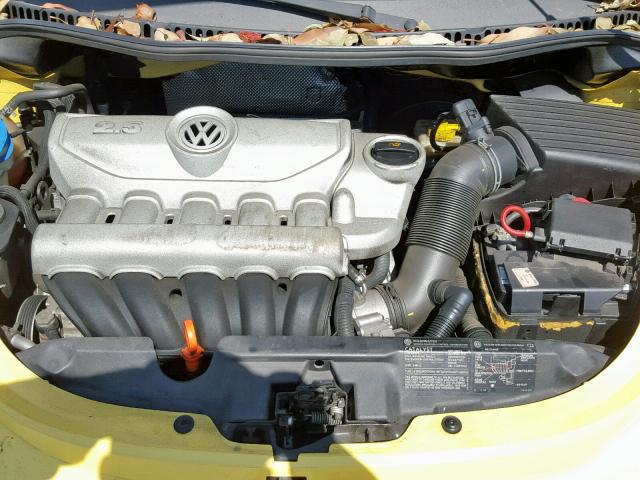 3VWRG31C36M408671 - 2006 VOLKSWAGEN NEW BEETLE ყვითელი ფოტო 7