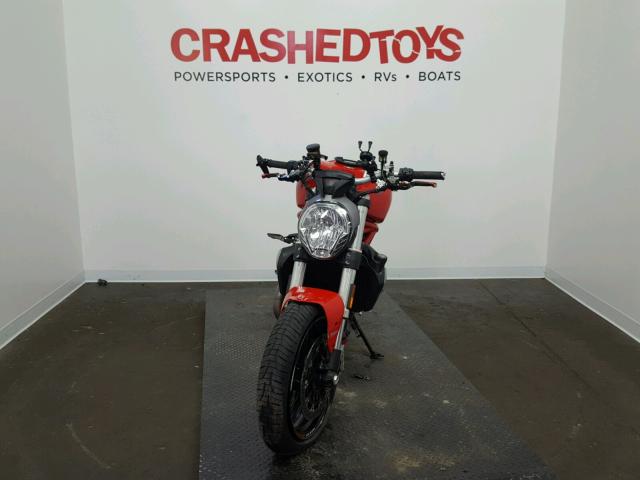 ZDM1RBSV3EB002503 - 2014 DUCATI MONSTER 12 RED photo 2