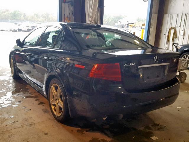 19UUA66286A000486 - 2006 ACURA 3.2TL BLACK photo 3