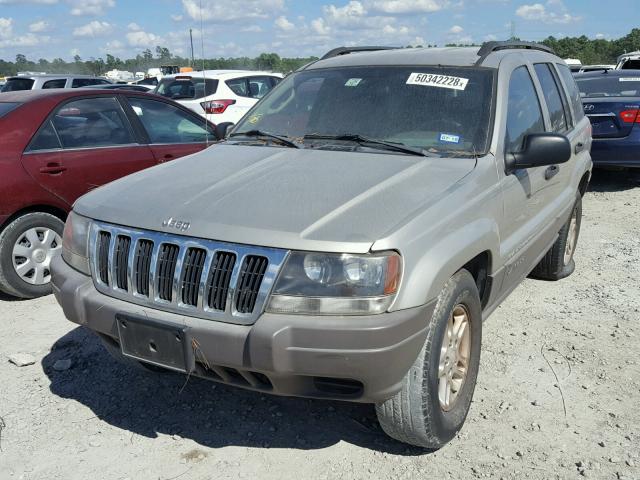 1J4GX48S83C618087 - 2003 JEEP GRAND CHER TAN photo 2