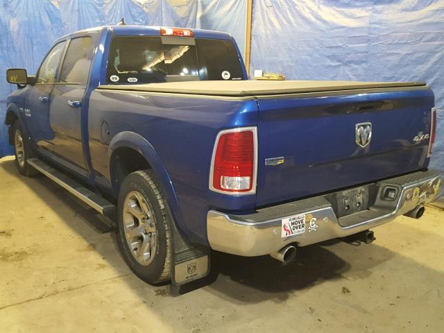 1C6RR7VT9FS738859 - 2015 RAM 1500 LARAM BLUE photo 3