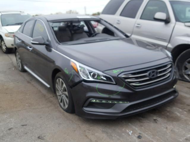 5NPE34AF8HH595654 - 2017 HYUNDAI SONATA SPO BROWN photo 1