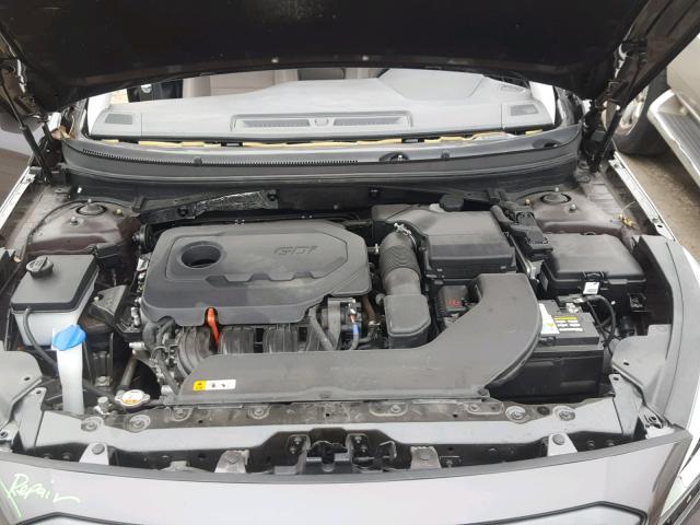 5NPE34AF8HH595654 - 2017 HYUNDAI SONATA SPO BROWN photo 7