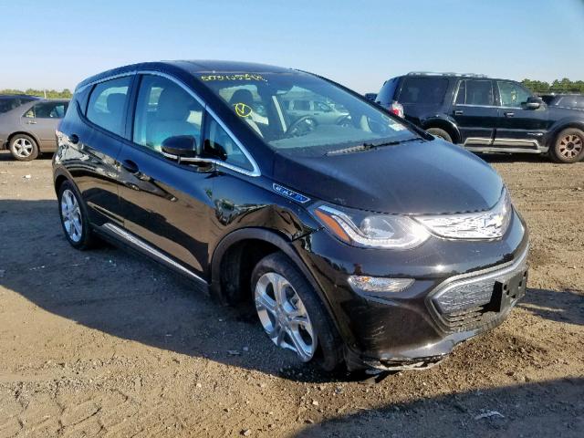 1G1FW6S08J4137747 - 2018 CHEVROLET BOLT EV LT BLACK photo 1