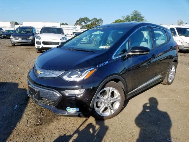 1G1FW6S08J4137747 - 2018 CHEVROLET BOLT EV LT BLACK photo 2