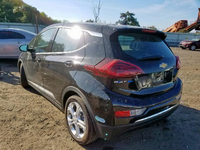 1G1FW6S08J4137747 - 2018 CHEVROLET BOLT EV LT BLACK photo 3