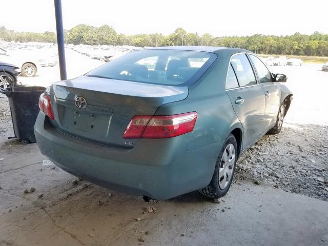 4T4BE46K99R103483 - 2009 TOYOTA CAMRY BASE GREEN photo 4