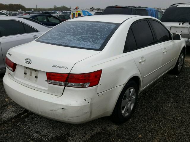 KMHET46C46A085302 - 2006 HYUNDAI SONATA GL YELLOW photo 4