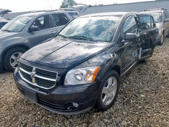 1B3HB48B07D337654 - 2007 DODGE CALIBER SX BLACK photo 2