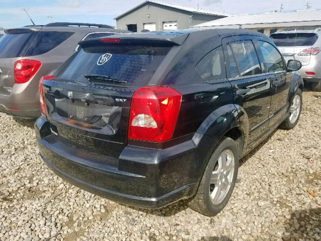 1B3HB48B07D337654 - 2007 DODGE CALIBER SX BLACK photo 4