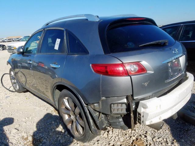 JNRBS08W44X403424 - 2004 INFINITI FX45 SILVER photo 3