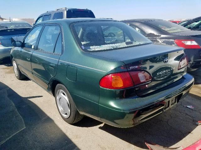 1NXBR12E1YZ404163 - 2000 TOYOTA COROLLA VE GREEN photo 3