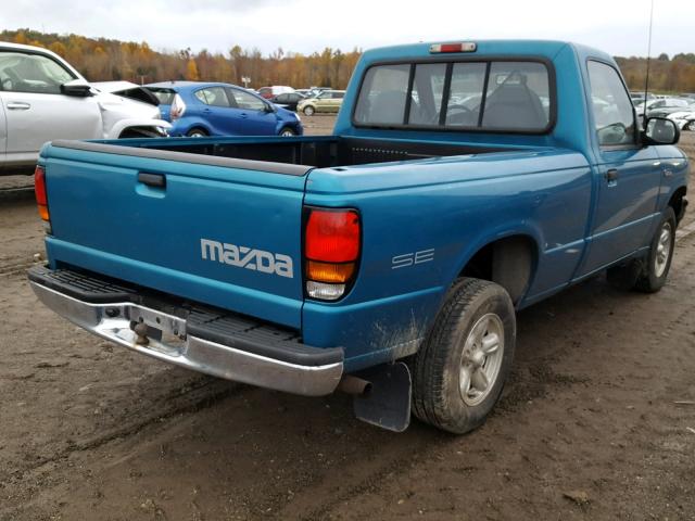 4F4CR12A9TTM47726 - 1996 MAZDA B2300 BLUE photo 4