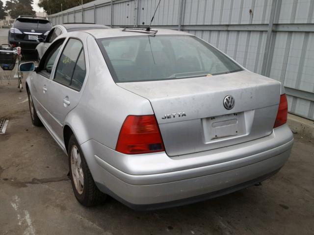 3VWSK69MX1M091429 - 2001 VOLKSWAGEN JETTA GLS SILVER photo 3